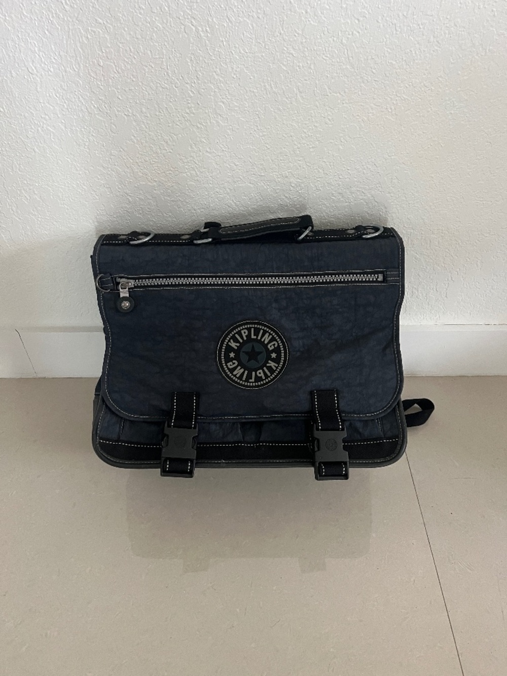 NEW Kipling Laptop Bag NEW Navy Cross/body Full Size